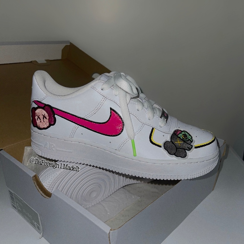 Custom Air Force 1 Low “Neon Kaws”